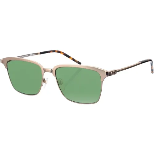 Quadratische Sonnenbrille mit Metallrahmen Grüne Gläser , Damen, Größe: ONE Size - Marc Jacobs - Modalova