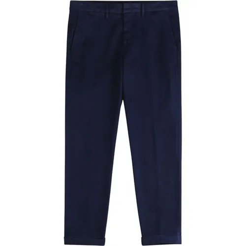 Slim Gabardine Pants , male, Sizes: W31, W40, W36, W33, W32 - Fay - Modalova