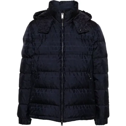 Quilted Down Coat , male, Sizes: M, L - Valentino - Modalova