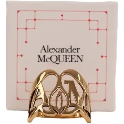 Pre-owned Metal rings , female, Sizes: ONE SIZE - Alexander McQueen Pre-owned - Modalova