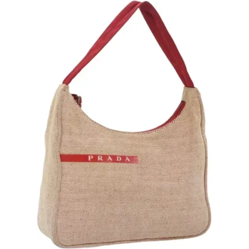 Pre-owned Canvas handbags , female, Sizes: ONE SIZE - Prada Vintage - Modalova