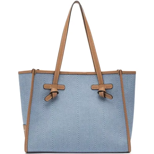 Elegant Herringbone Shopping Bag , female, Sizes: ONE SIZE - Gianni Chiarini - Modalova