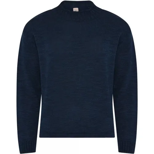 Melange Rollkragenpullover Bluse Marine - Skovhuus - Modalova