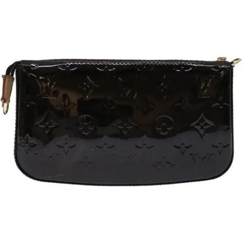 Pre-owned Leather clutches , female, Sizes: ONE SIZE - Louis Vuitton Vintage - Modalova