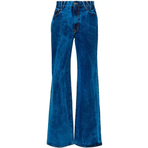 Blaue Denim Jeans mit Logo-Patch , Damen, Größe: W28 - Vivienne Westwood - Modalova