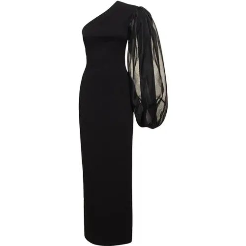 One Shoulder Long Evening Dress , female, Sizes: XS - Solace London - Modalova