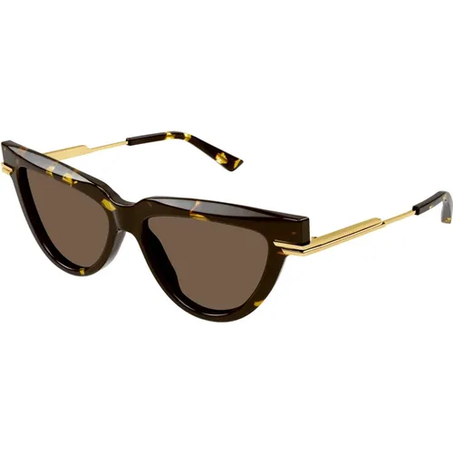 Stylische Sonnenbrille für Frauen , Damen, Größe: 54 MM - Bottega Veneta - Modalova