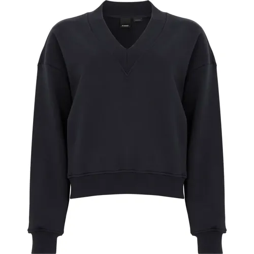 Blaue Pullover Kollektion , Damen, Größe: L - pinko - Modalova