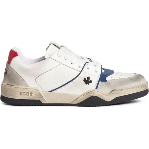 Sneakers Panelled Design Logo , male, Sizes: 10 UK, 9 UK, 6 UK, 8 UK - Dsquared2 - Modalova