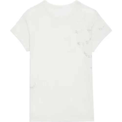 T-Shirt mit Judo-Design , Damen, Größe: S - Zadig & Voltaire - Modalova