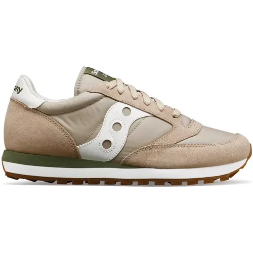 Stilvolle Beige Weiße Sneakers , Herren, Größe: 42 1/2 EU - Saucony - Modalova