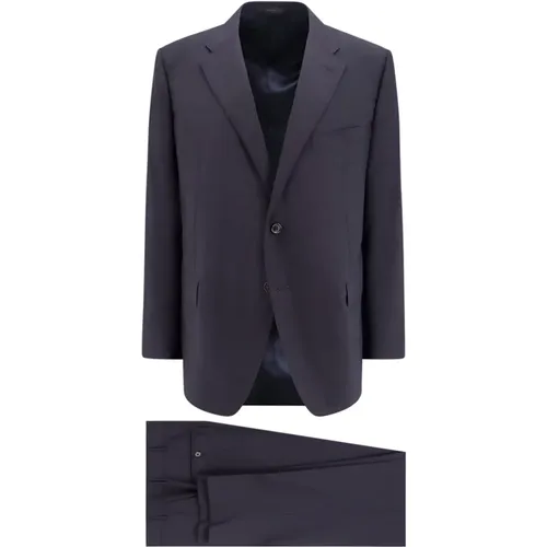 Suit Single-Breasted Wool Italy , male, Sizes: 5XL - Corneliani - Modalova