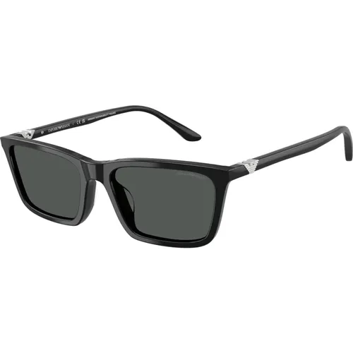 Sonnenbrille Ea4239U Schwarz , Damen, Größe: 55 MM - Emporio Armani - Modalova