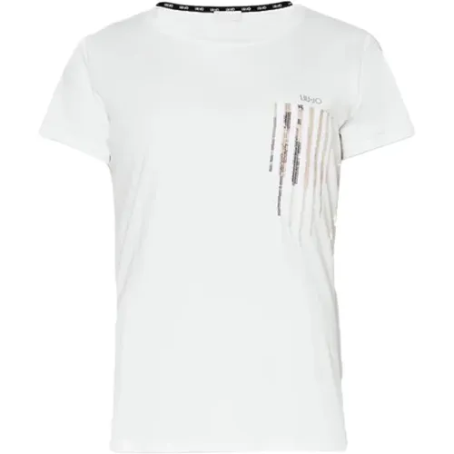 Lässiges T-Shirt für Frauen , Damen, Größe: XL - Liu Jo - Modalova