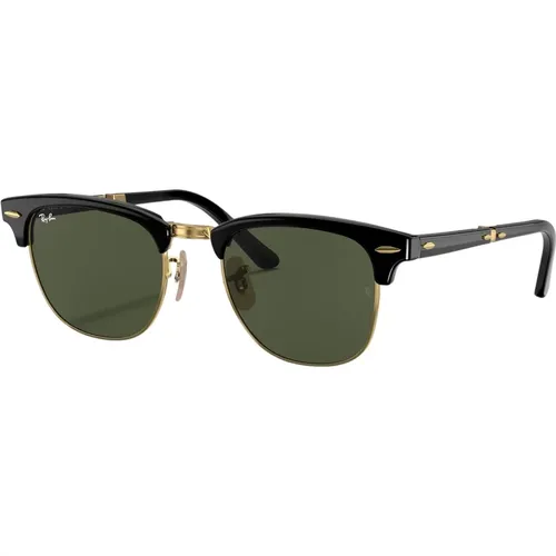 Classic Sunglasses with Green Lenses , unisex, Sizes: ONE SIZE - Ray-Ban - Modalova