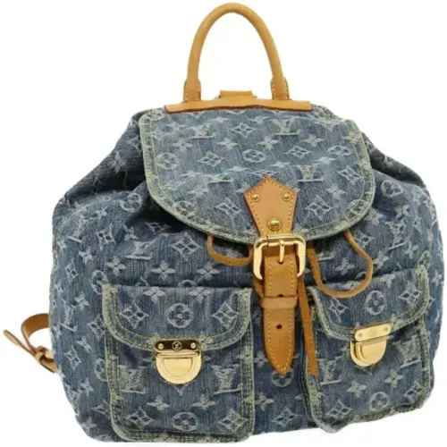 Pre-owned Canvas backpacks , female, Sizes: ONE SIZE - Louis Vuitton Vintage - Modalova