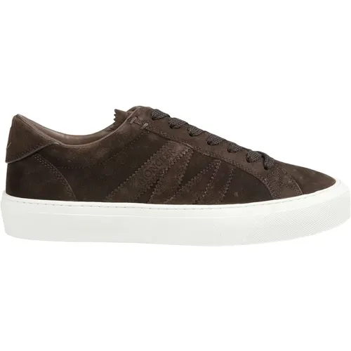 Low Top Sneakers in Monaco Style , male, Sizes: 8 UK, 7 UK, 9 UK - Moncler - Modalova