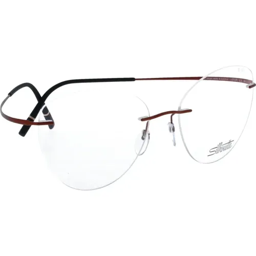 Original Prescription Glasses with 3-year warranty , female, Sizes: 55 MM - Silhouette - Modalova