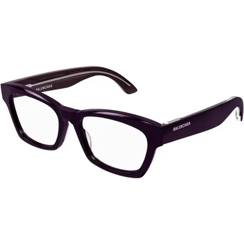 Violet Sunglasses Bb0242O 007 , unisex, Sizes: 53 MM - Balenciaga - Modalova