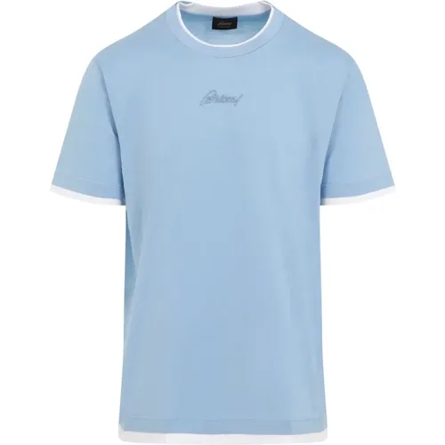 Sky T-Shirt , male, Sizes: 2XL - Brioni - Modalova