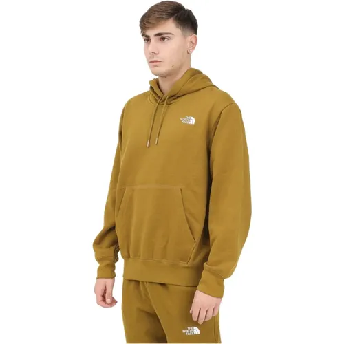 Grüner Essential Kapuzenpullover , Herren, Größe: XL - The North Face - Modalova