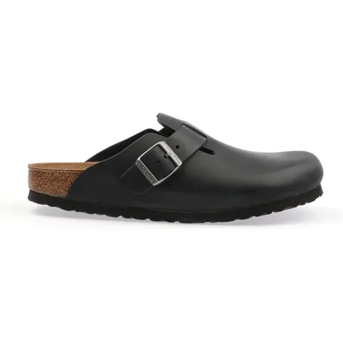 Schwarze Boston Sandalen , Herren, Größe: 43 EU - Birkenstock - Modalova