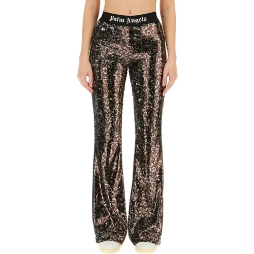 Flare Fit Weite Hose Palm Angels - Palm Angels - Modalova