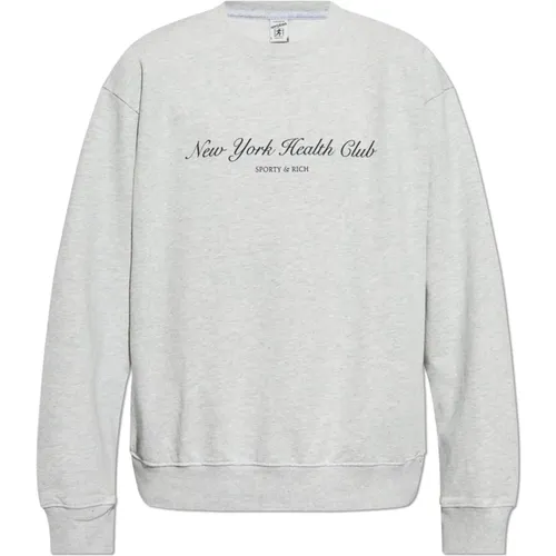 Sweatshirt aus der NY Health Club Kollektion , unisex, Größe: XS - Sporty & Rich - Modalova