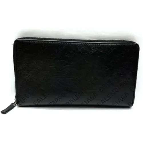 Pre-owned Leather wallets , female, Sizes: ONE SIZE - Balenciaga Vintage - Modalova