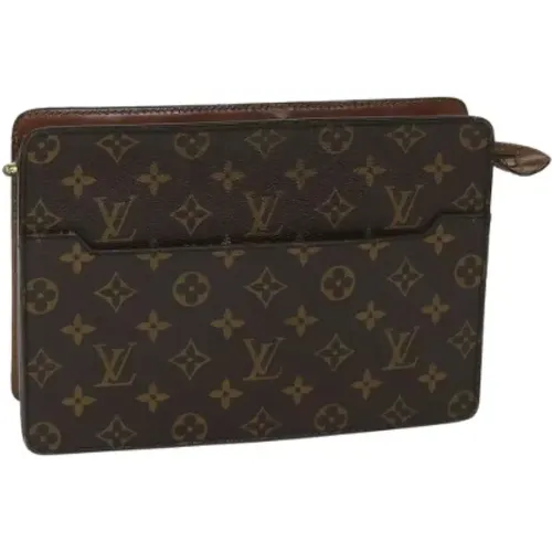 Pre-owned Canvas clutches , female, Sizes: ONE SIZE - Louis Vuitton Vintage - Modalova