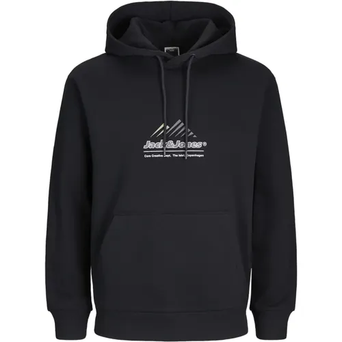 Lima Logo Hoodie , Herren, Größe: M - jack & jones - Modalova