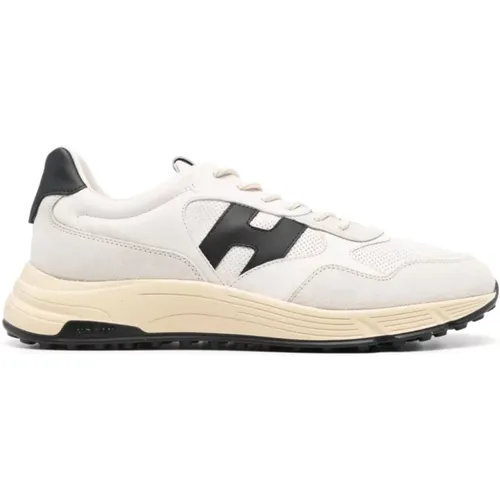 Sneakers with Calf Leather and Suede , male, Sizes: 8 UK, 6 UK, 9 UK, 7 UK, 11 UK - Hogan - Modalova