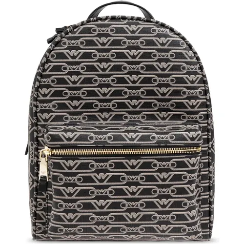 Rucksack mit Monogramm - Emporio Armani - Modalova