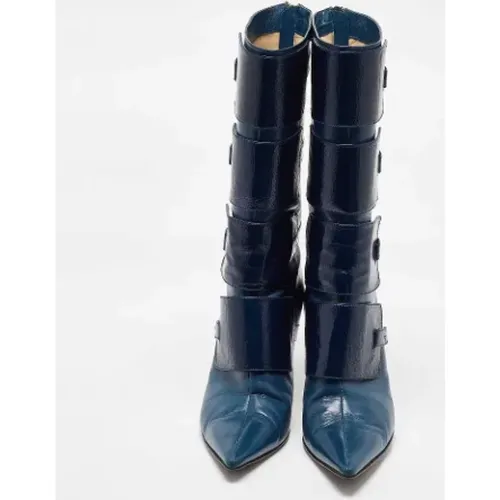 Pre-owned Leather boots , female, Sizes: 7 UK - Jimmy Choo Pre-owned - Modalova