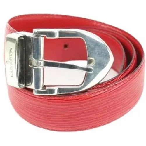 Pre-owned Leather belts , female, Sizes: ONE SIZE - Louis Vuitton Vintage - Modalova