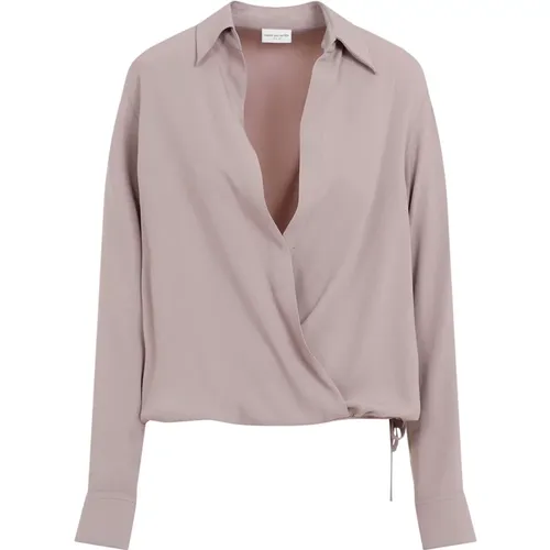 Schickes Nude Neutrals Hemd , Damen, Größe: XS - Dries Van Noten - Modalova