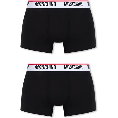 Boxershorts Zwei-Pack , Herren, Größe: 2XL - Moschino - Modalova