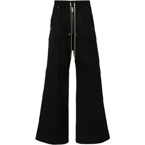 Cargohose Schwarz Cargo Gürtel - Rick Owens - Modalova