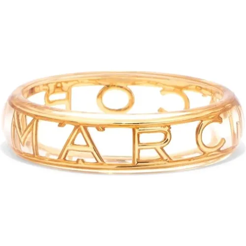 Goldenes Monogramm Logo Armband , Damen, Größe: ONE Size - Marc Jacobs - Modalova