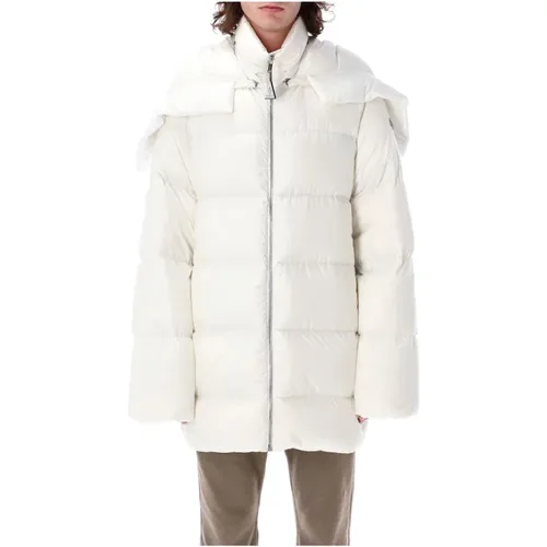 Hooded Cyclopic Coat Outerwear , male, Sizes: M - Moncler - Modalova