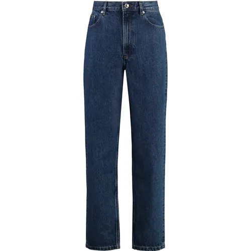 Klassische 5-Pocket Straight-Leg Jeans , Herren, Größe: W31 - A.P.C. - Modalova