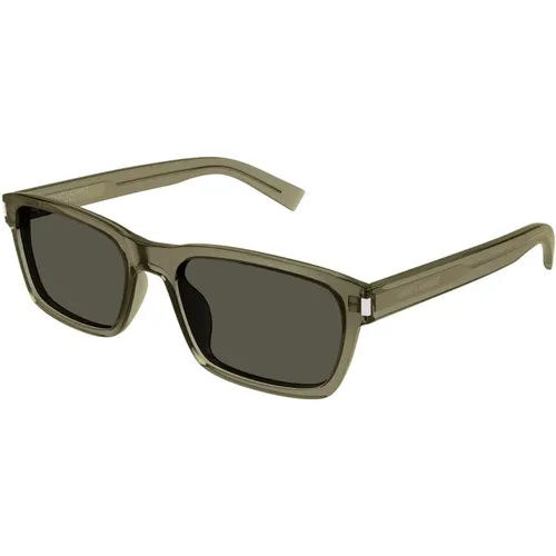 Rectangular Sunglasses New Wave Collection , male, Sizes: 57 MM - Saint Laurent - Modalova