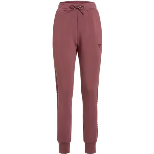 Allie Scuba Joggers Lange Hose , Damen, Größe: L - Guess - Modalova