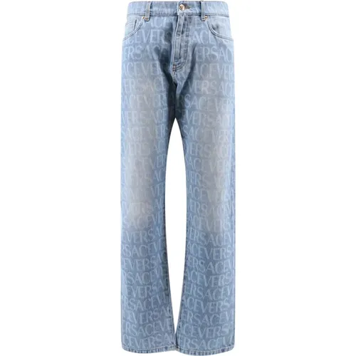 Herrenbekleidung Jeans Blau Aw23 - Versace - Modalova
