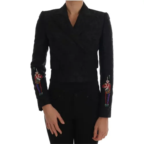 Luxuriöse Brokat Blazer Jacke - Dolce & Gabbana - Modalova