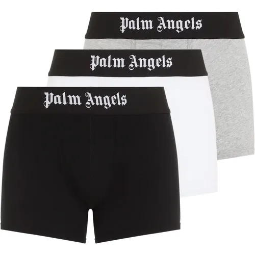 Bunte Boxershorts Tripack , Herren, Größe: M - Palm Angels - Modalova