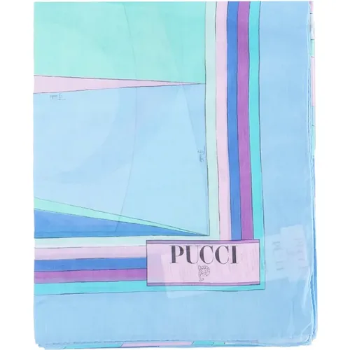 Luxuriöses Purple Mix Handtuch mit Pucci Logo - EMILIO PUCCI - Modalova