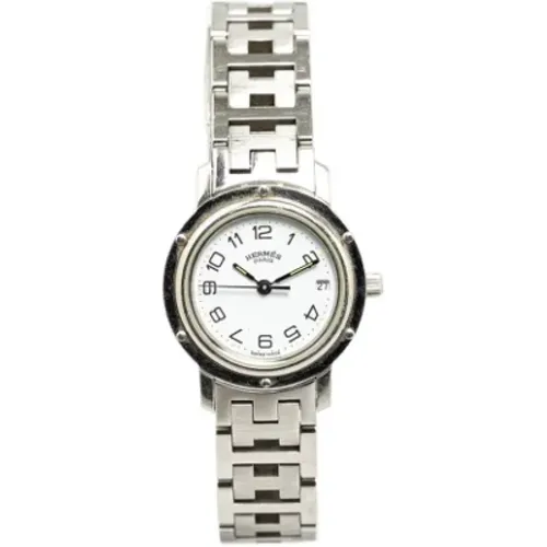 Pre-owned Stainless Steel watches , female, Sizes: ONE SIZE - Hermès Vintage - Modalova