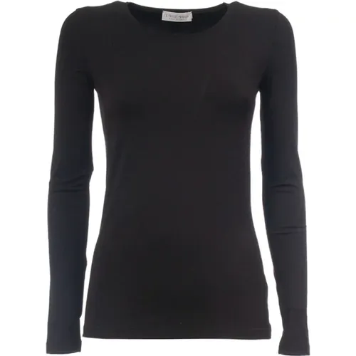 Long Sleeve T-Shirt , female, Sizes: M, S, XS - Le Tricot Perugia - Modalova