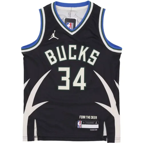 Giannis Antetokounmpo NBA Statement Jersey , male, Sizes: XS, M, 2XL, S, L, XL - Jordan - Modalova